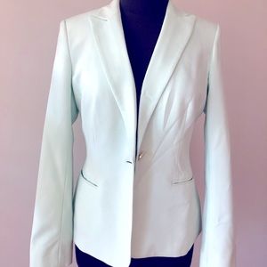 Sea Green Calvin Klein Women’s One Button Blazer, Size 8 EUC